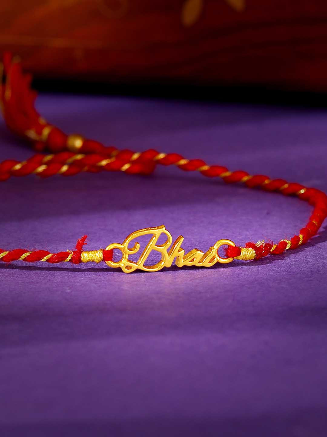GIVA 925 Sterling Silver 18k Gold Plated Bhai Rakhi
