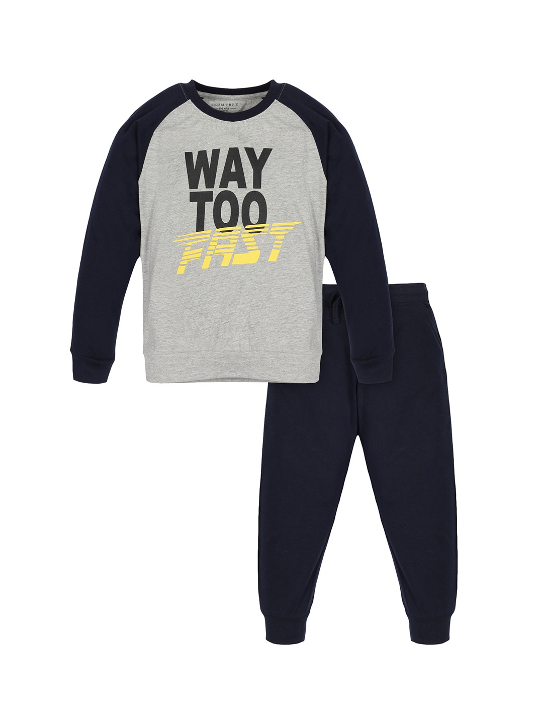 PLUM TREE Boys Grey Clothing Set