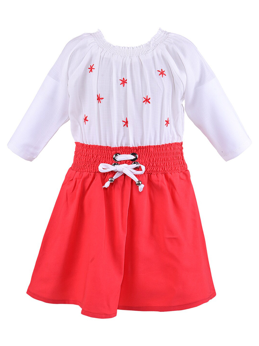 Wish Karo Girls Tomato Frock Dress