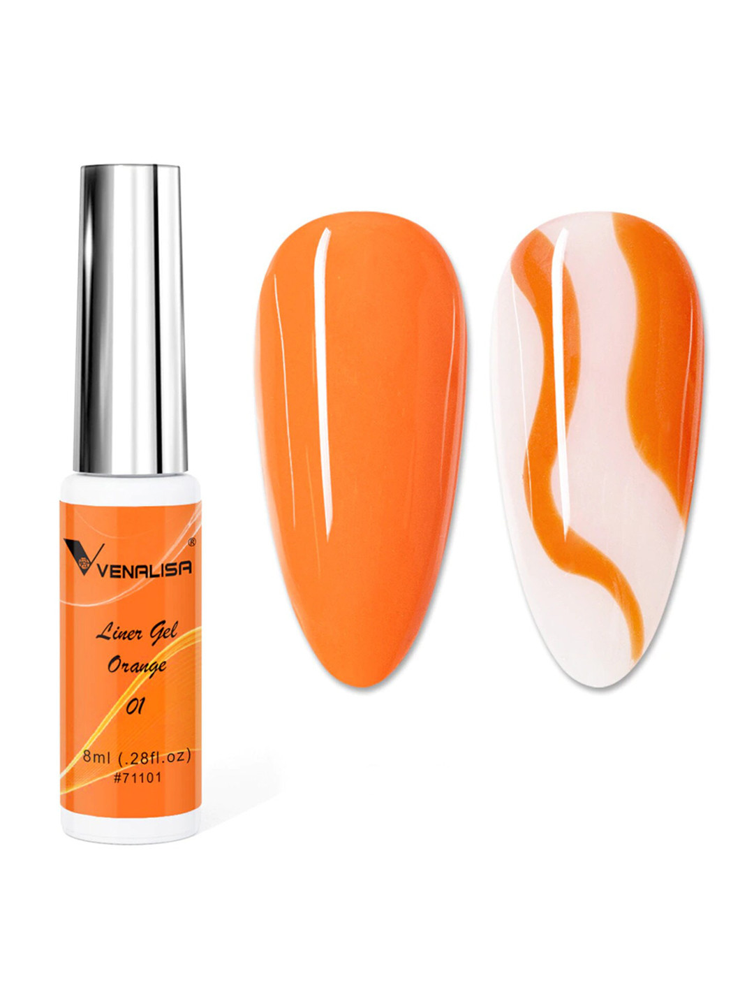 VENALISA Women Orange Nail Polish