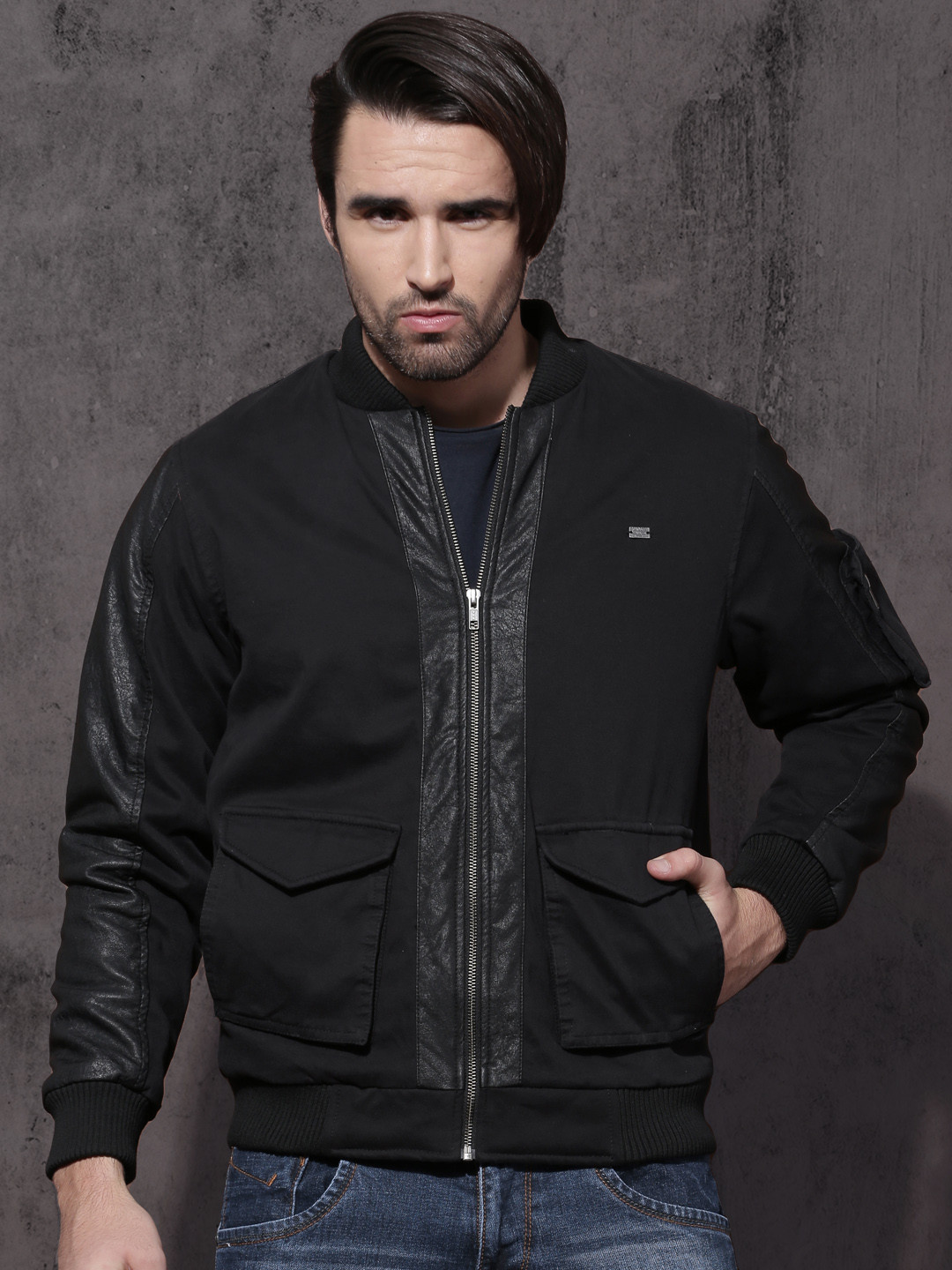 bomber jacket myntra