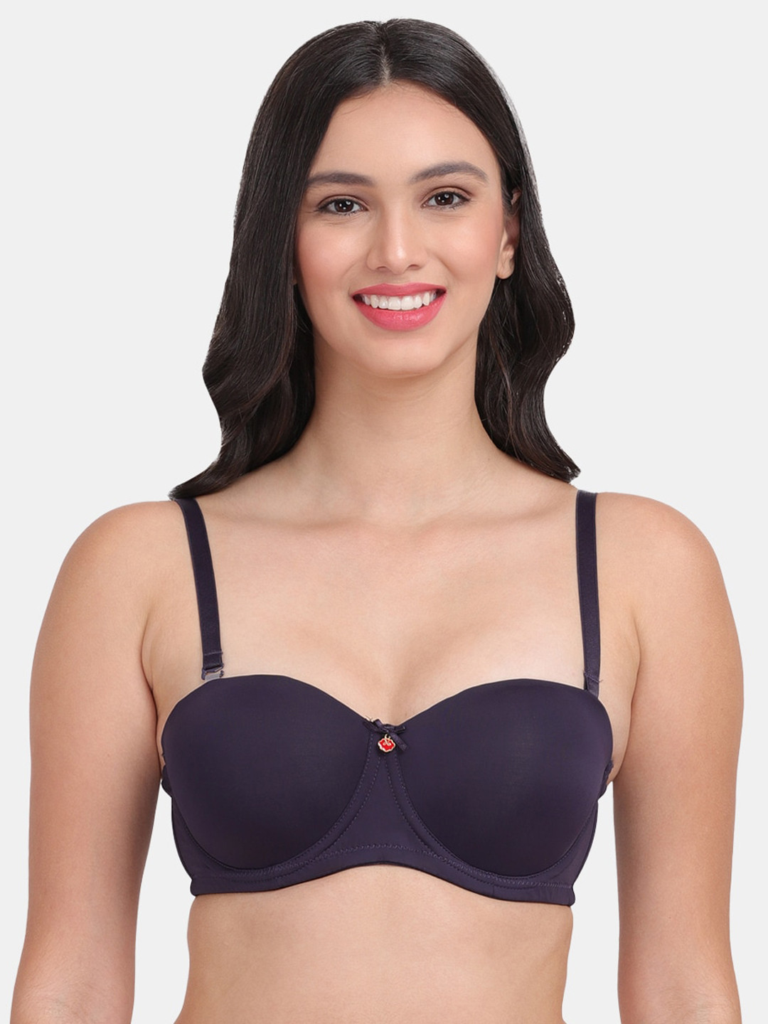 Amour Secret Women Navy Blue Underwired Lightly Padded Bra