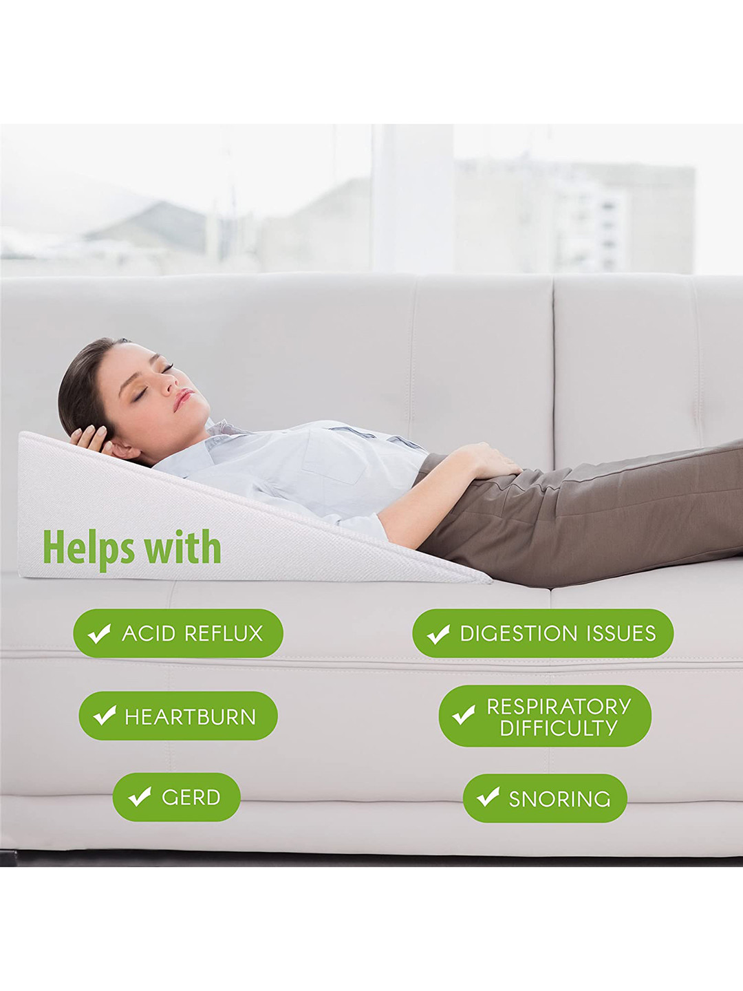 Pum Pum Brown Solid Faux Velvet Soft Polyurethane Foam Therapedic Pillow-17.7 x 58.4 x 68.5 cm