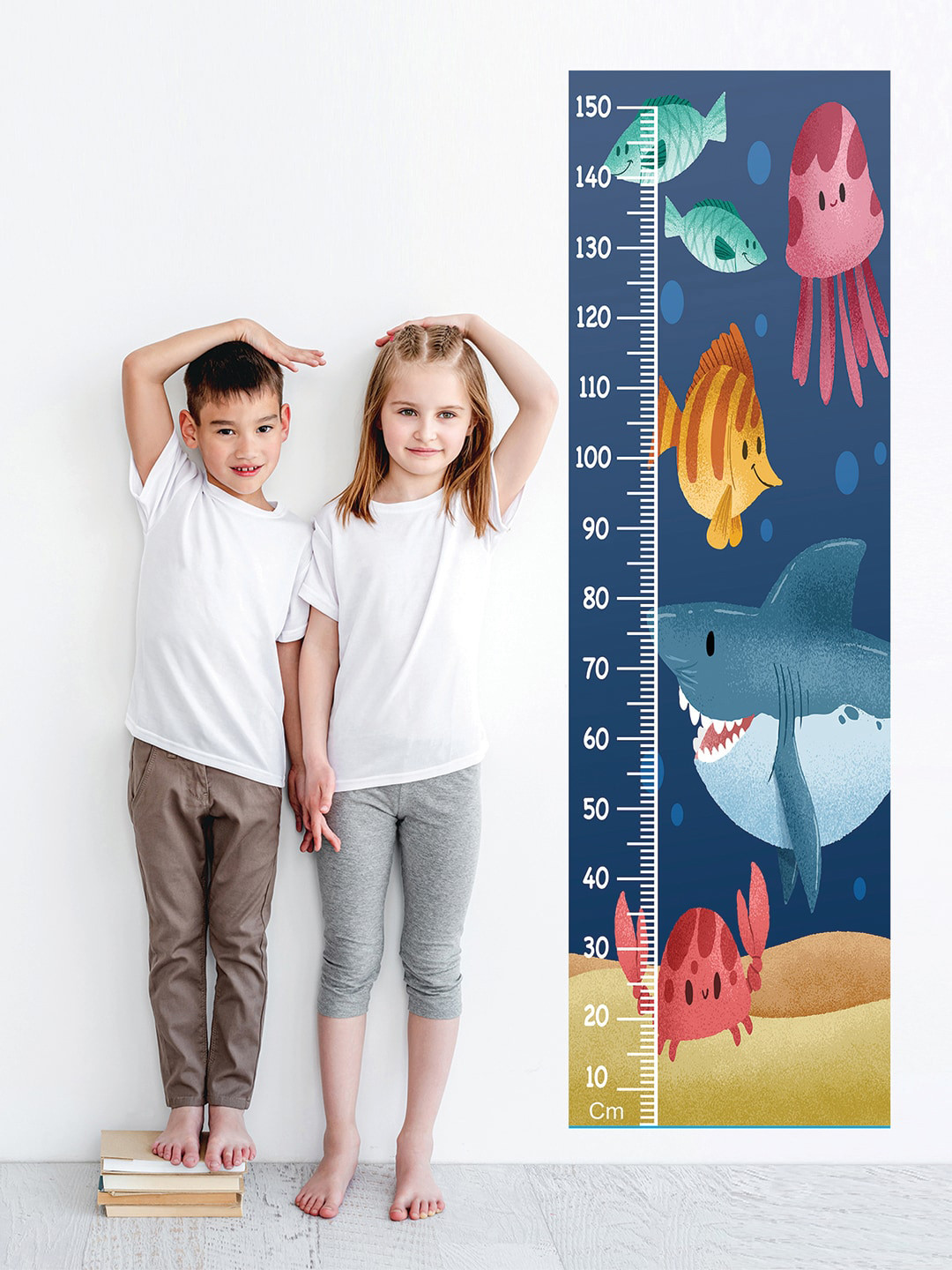 WENS Height Growth Chart Wall Sticker