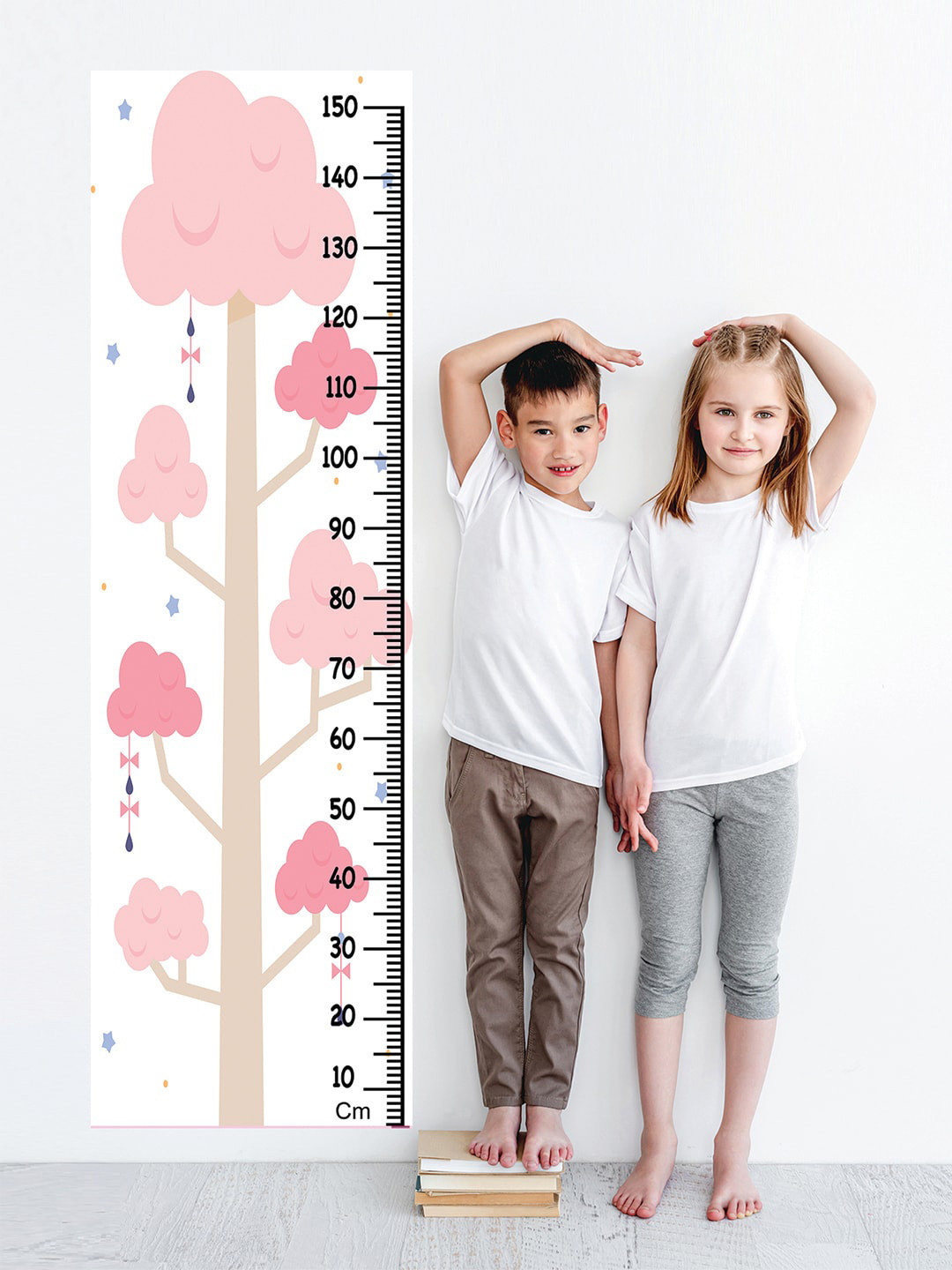 WENS Height Growth Chart Wall Sticker
