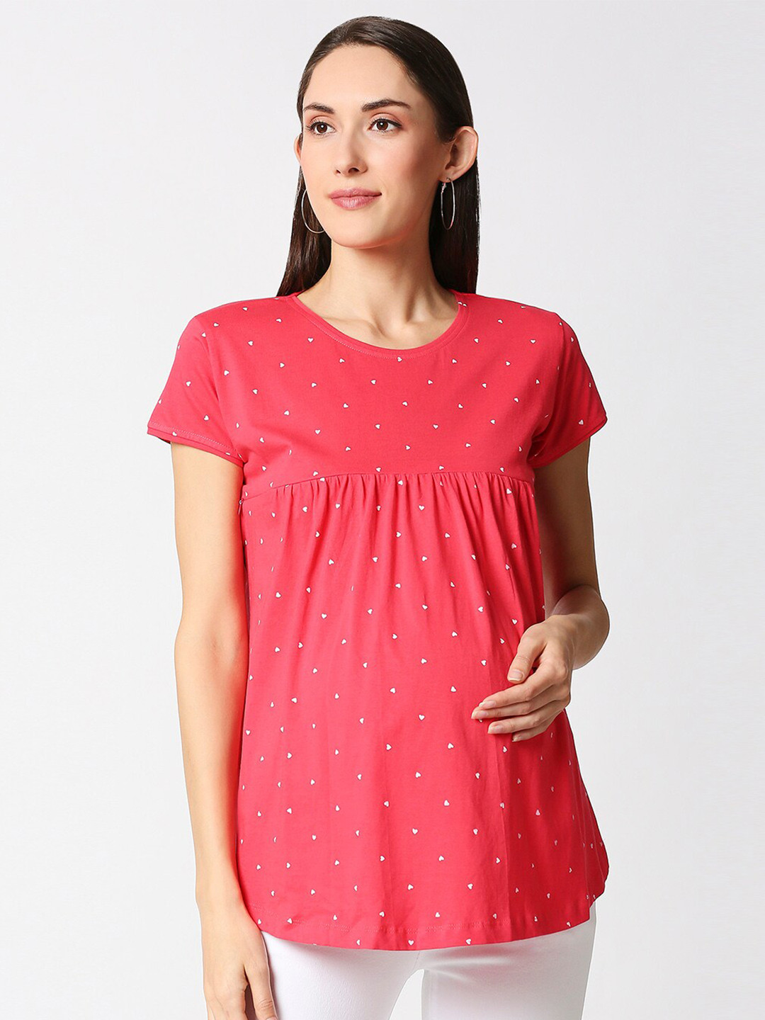 AV2 Red Print Top