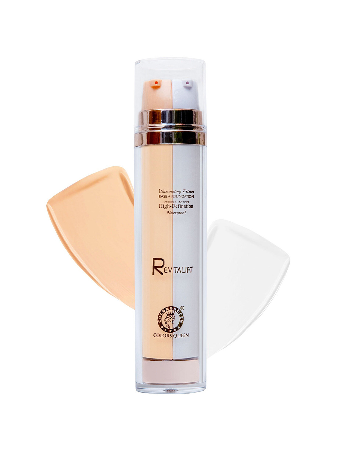 Colors Queen Revitalift 2 in 1 Illuminating Base Primer + Foundation 40 g - Beige 03