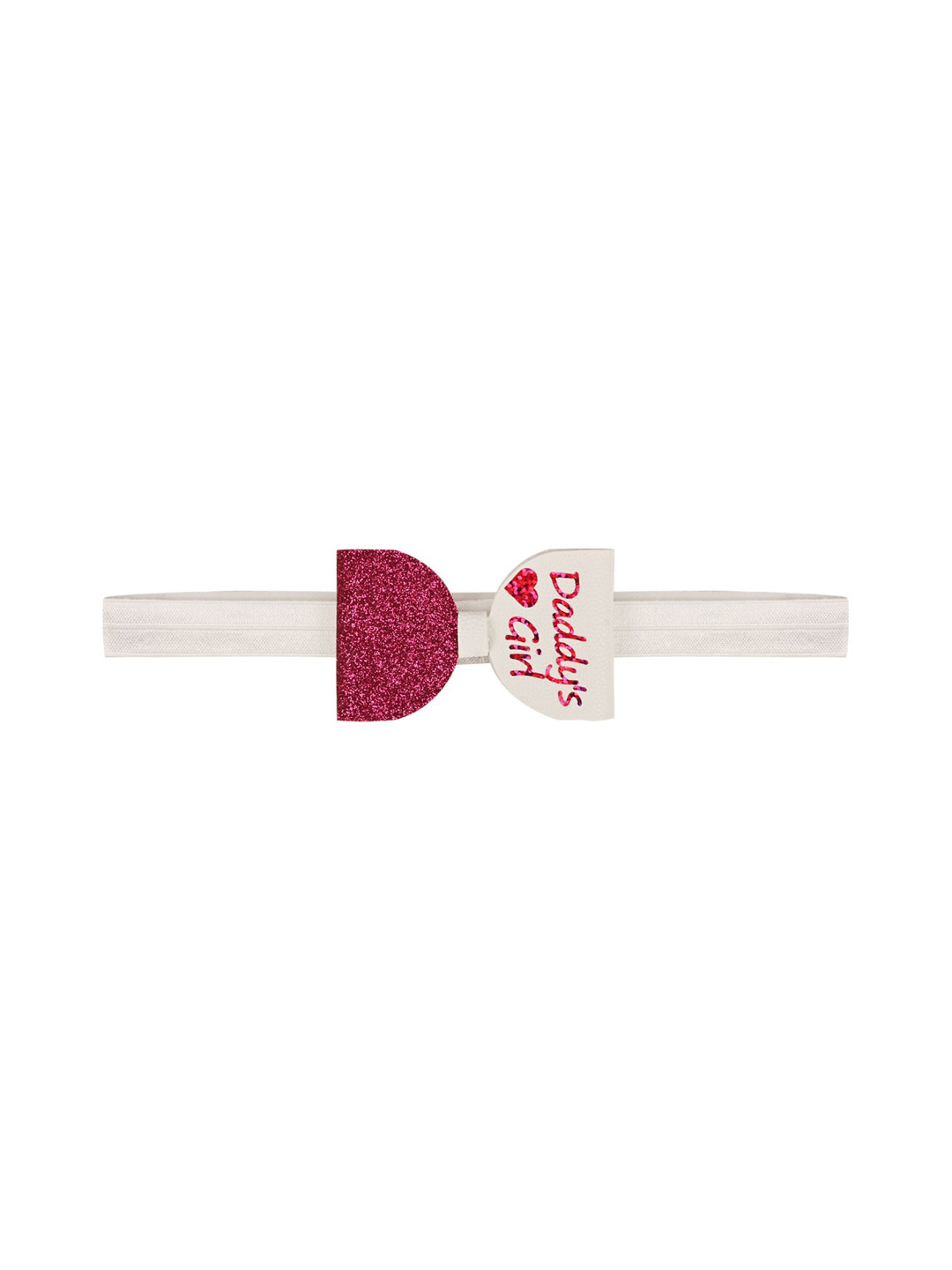 Aye Candy Girls Pink Embellished Daddy's Girl Bow Headband