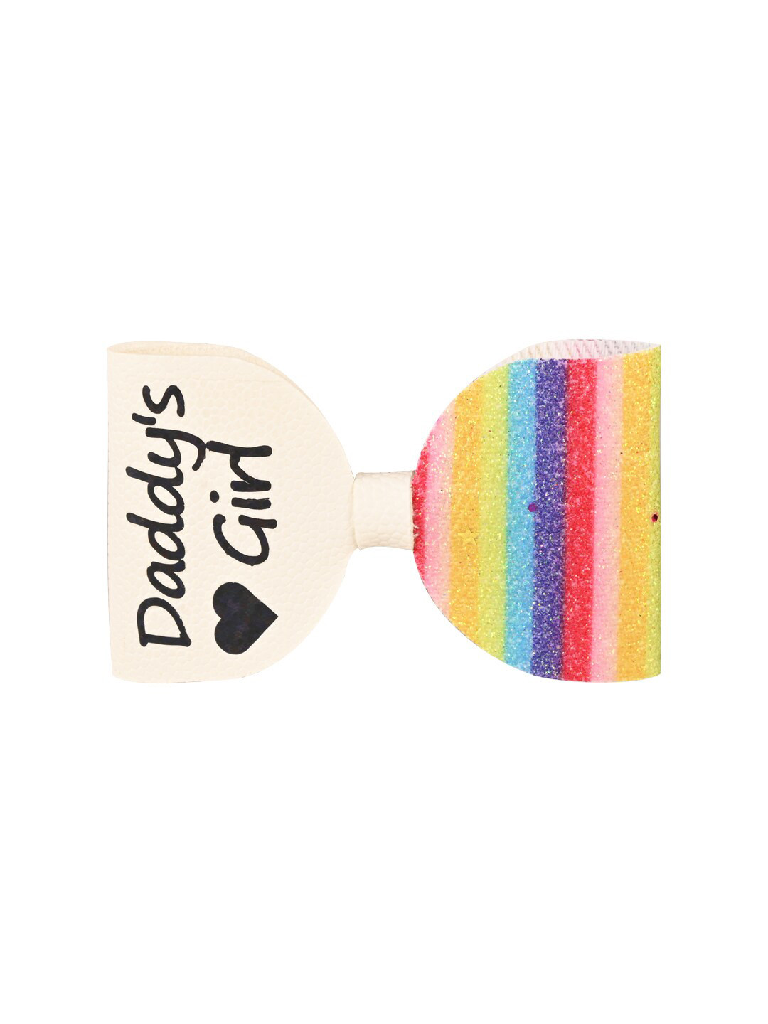 Aye Candy Girls Beige & Yellow Alligator Hair Clip