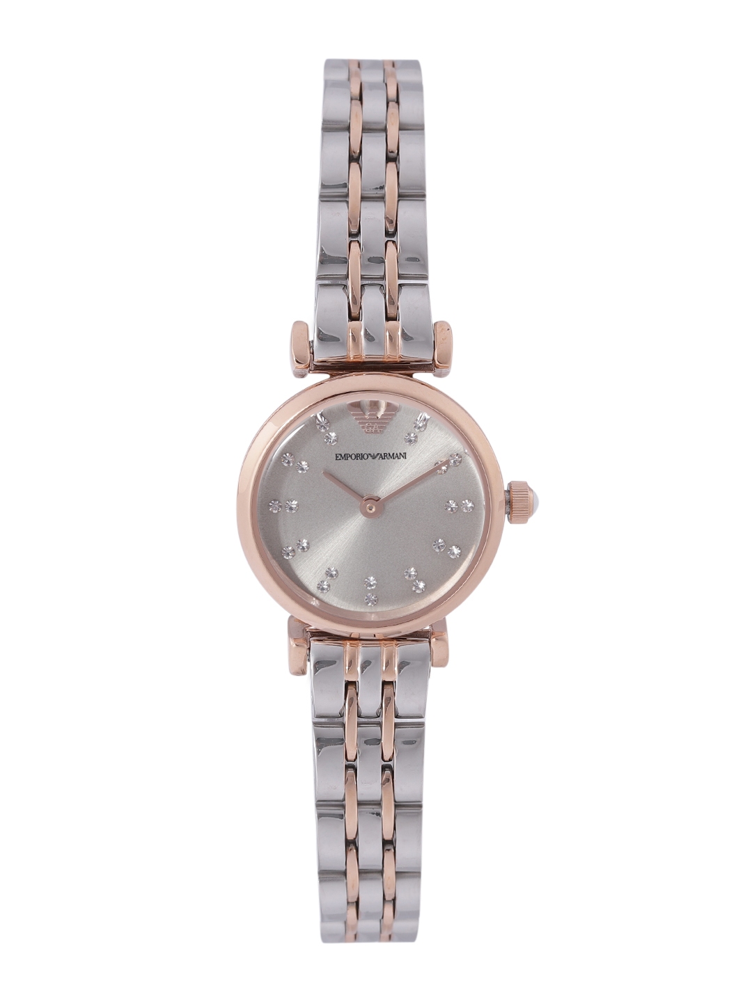 Buy Emporio Armani Women Gold Toned Dial Rose Gold Toned