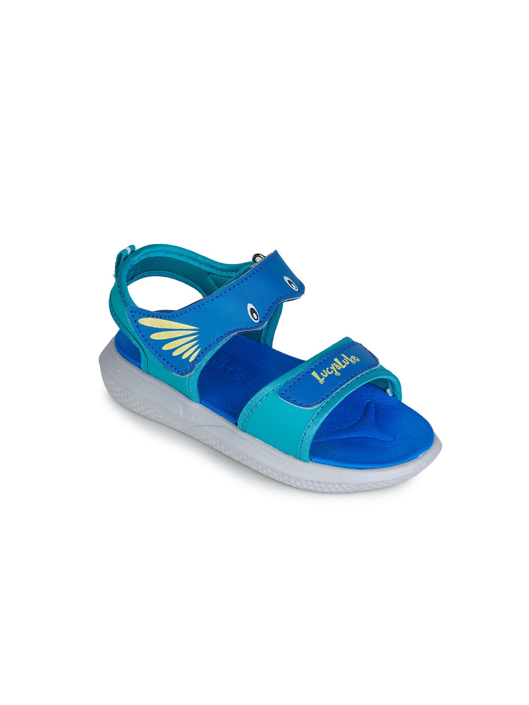 Liberty Kids Blue & Grey Comfort Sandals