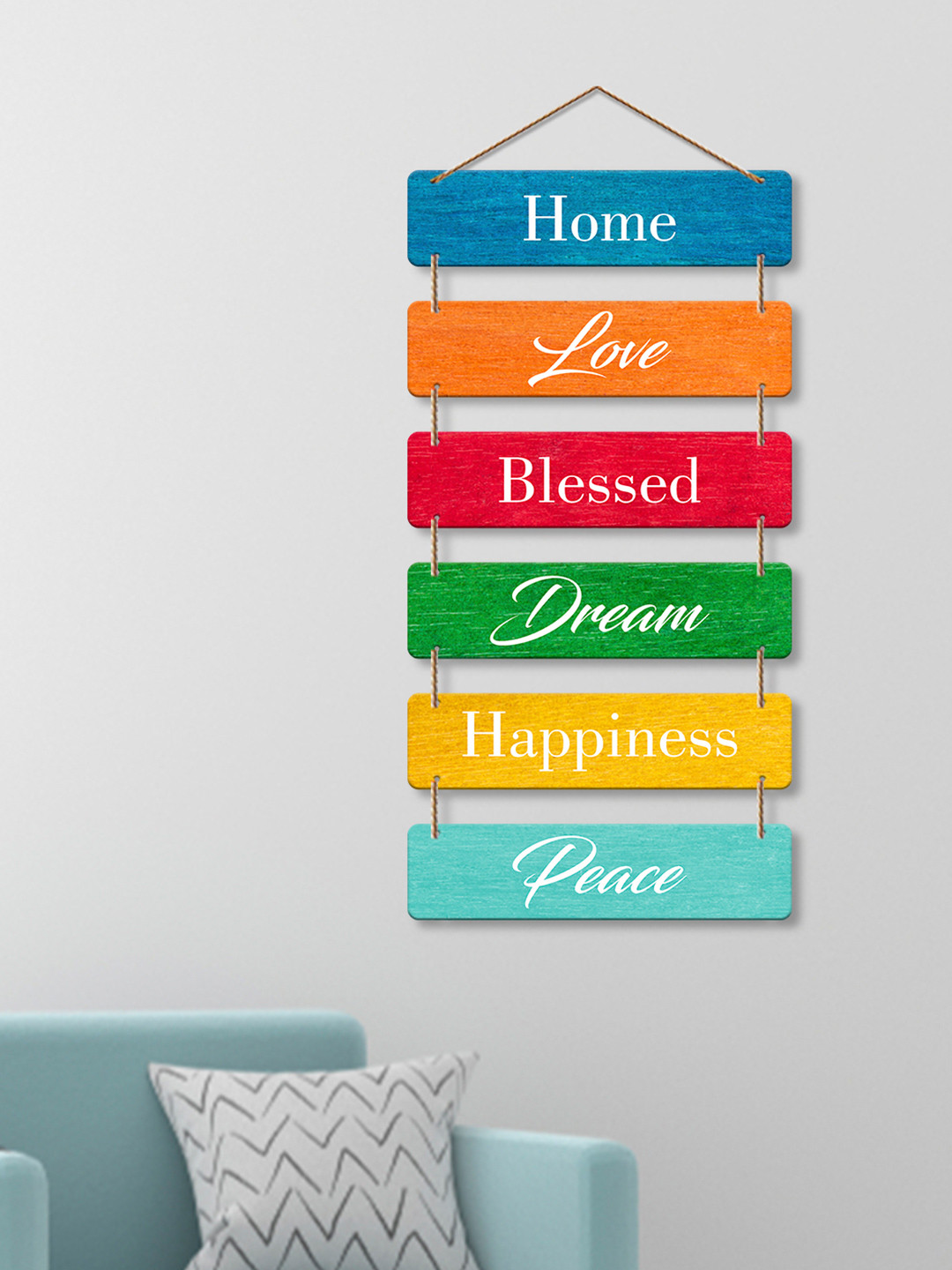 ArtVibes Wood Matte Hanging Hall Wall Hangings-31In