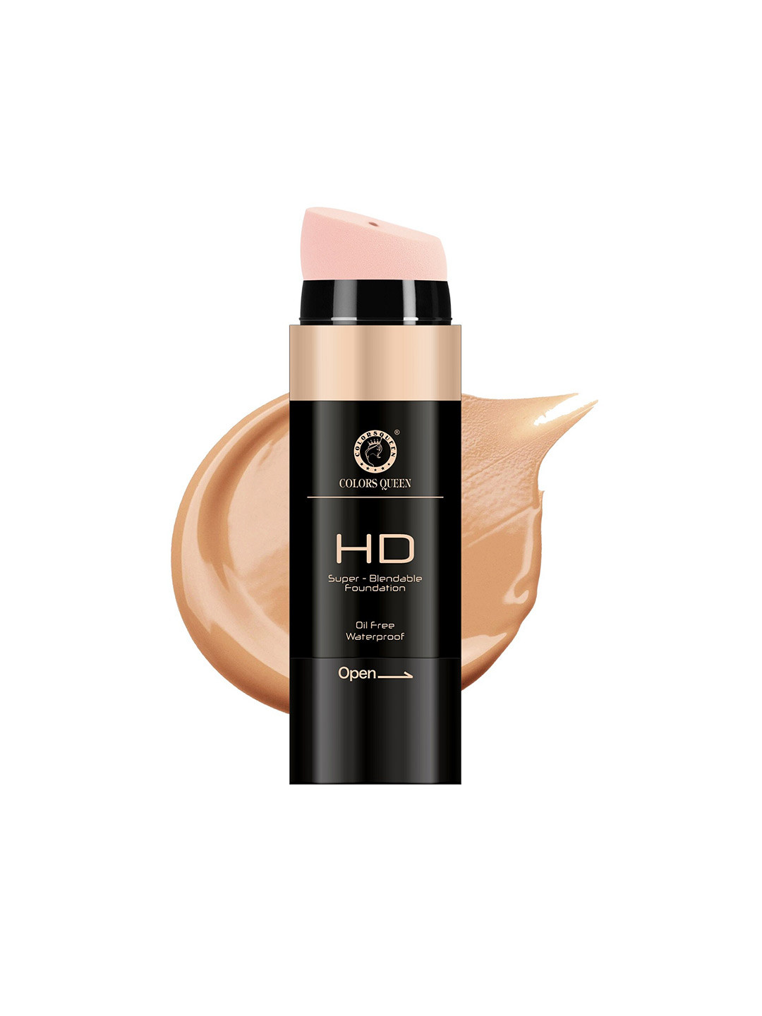 Colors Queen HD Super Blendable Oil Free & Water Proof Foundation 30 g - Natural Beige