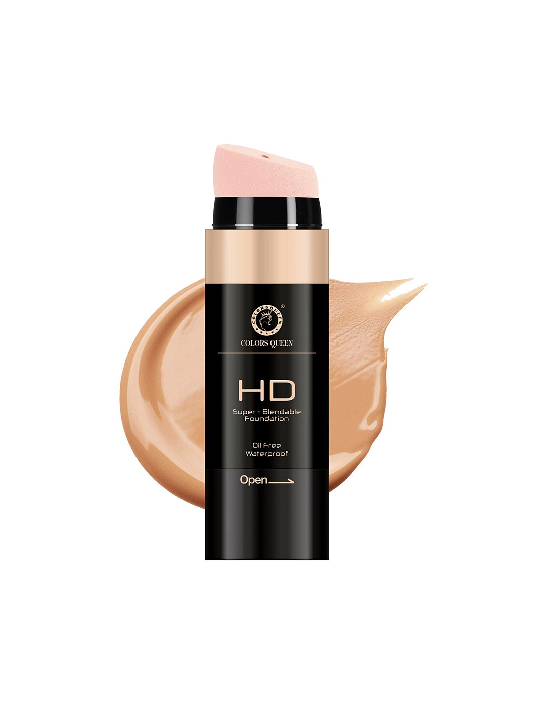 Colors Queen HD Super Blendable Oil Free Waterproof Foundation -30 g Natural Beige 01