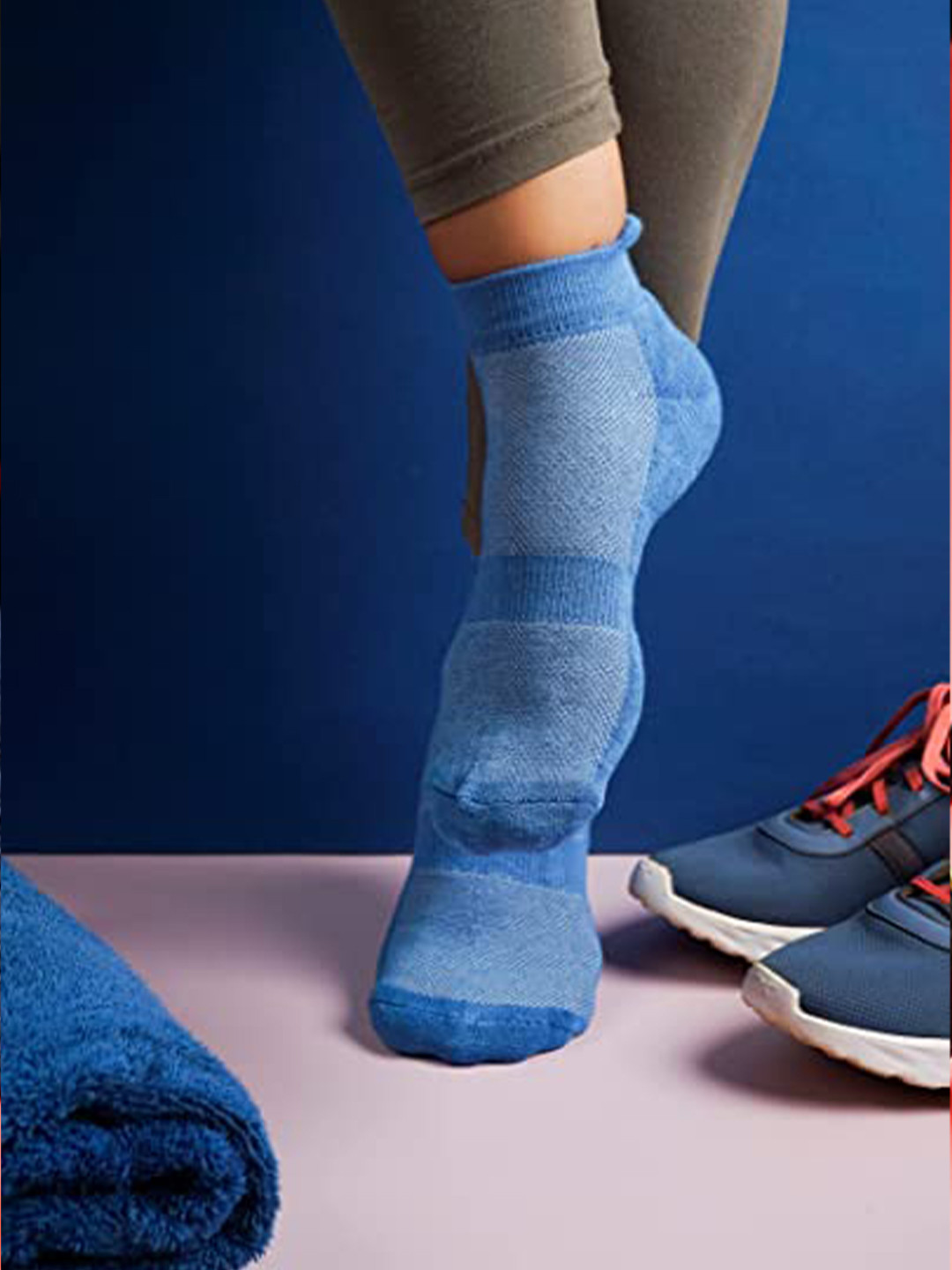 MUSH Bamboo Unisex Pack Of 3 Ankle Length Socks