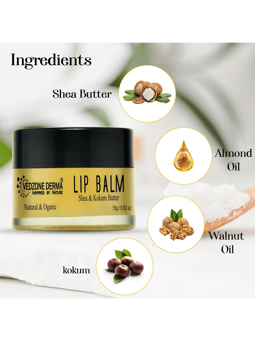 Vedzone Derma Lip Balm 15 ml