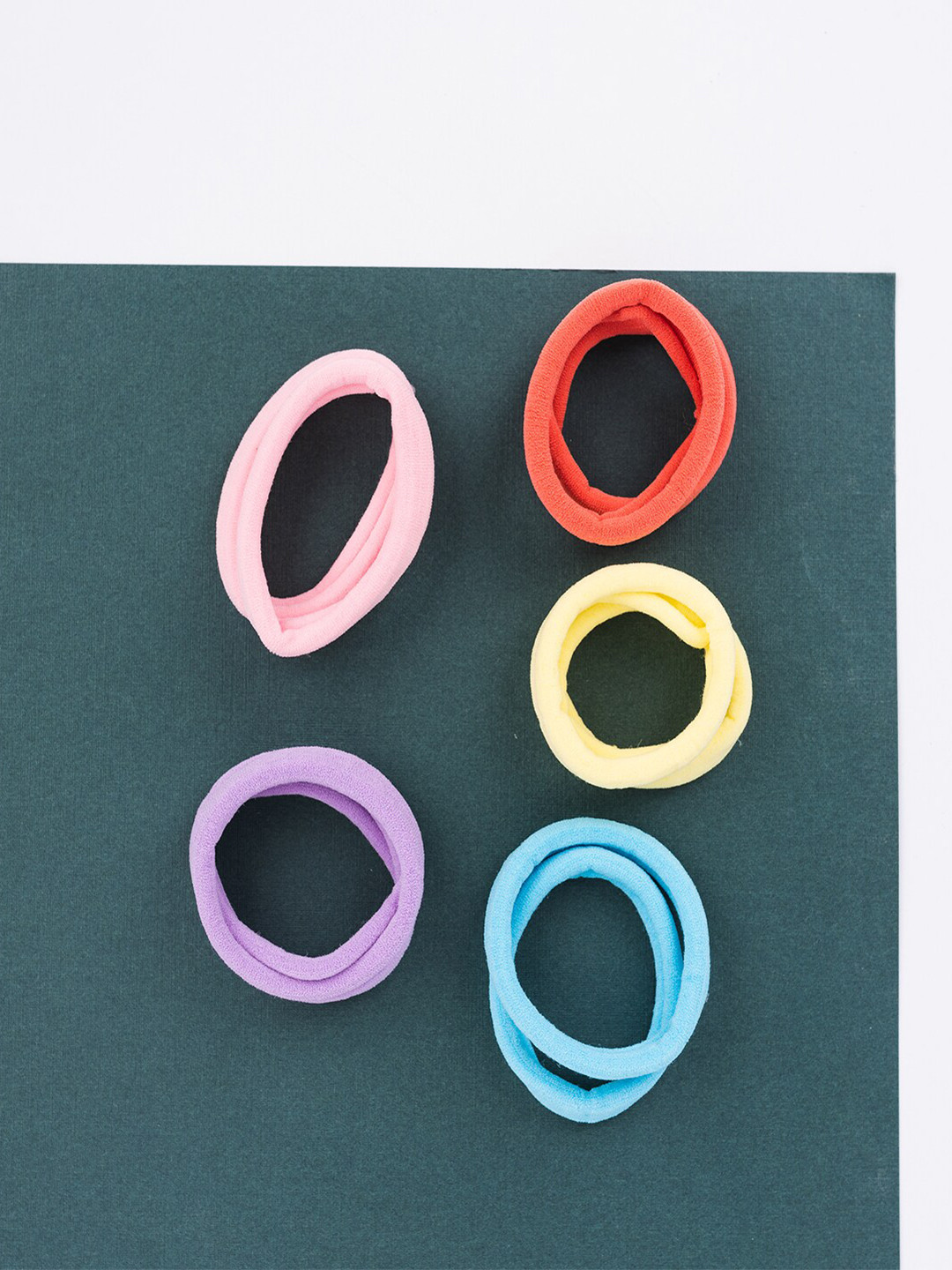 Jewelz Girls Blue & Red Ponytail Holders