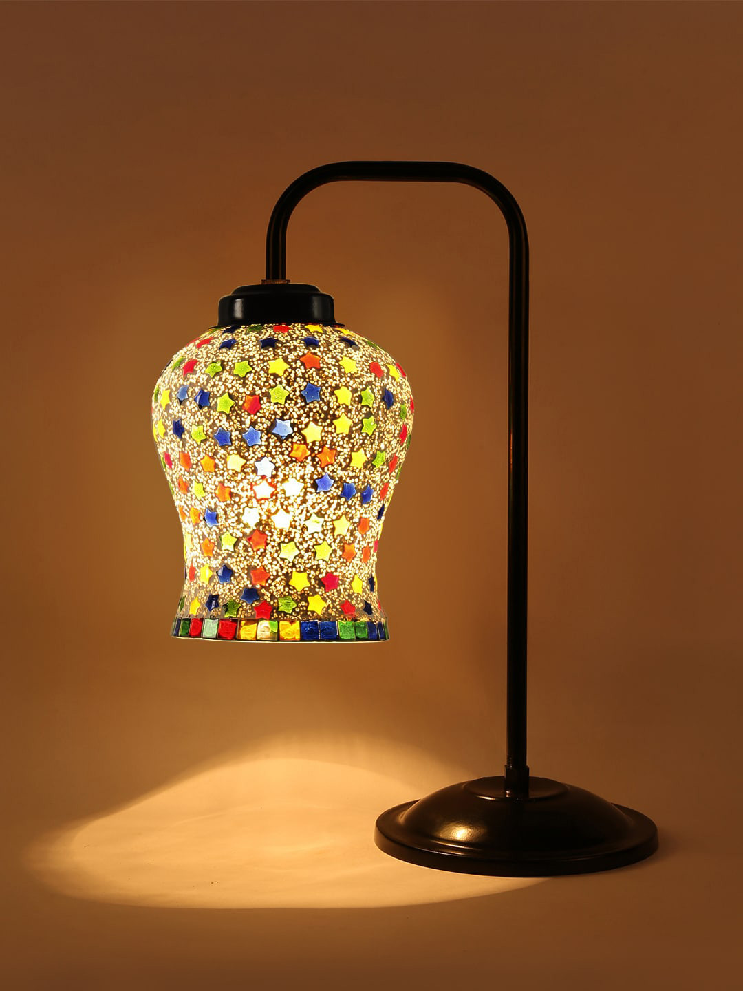 Devansh Multi-Colored Mosaic Glass Table Lamp