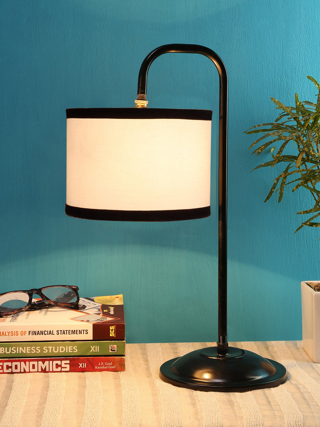 Devansh Multi-Colored Solid Cylindrical Table Lamps