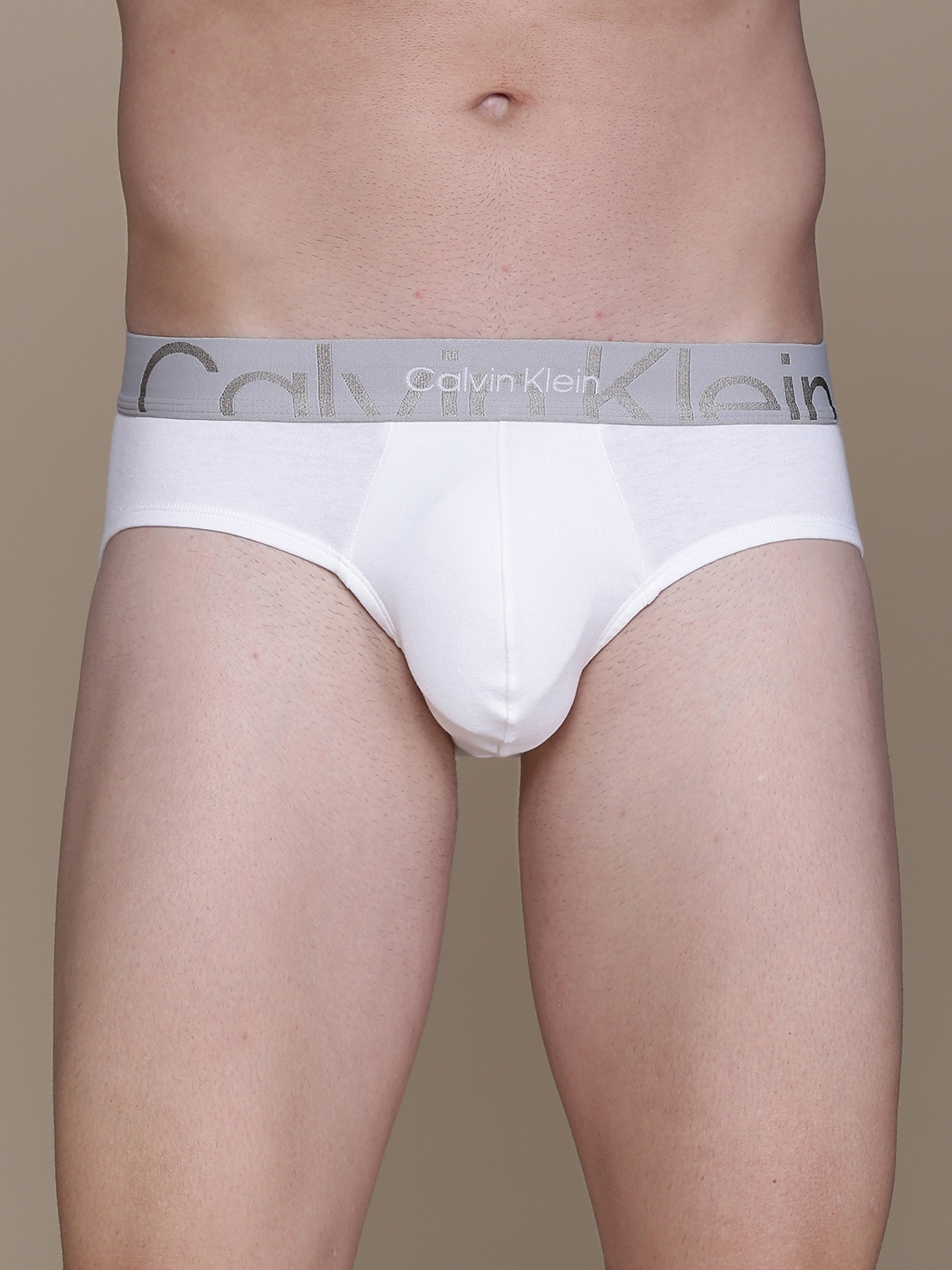 Buy Calvin Klein Underwear Men White Solid Briefs NB3298100 - Briefs for  Men 18970392