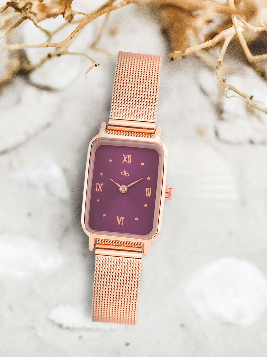 DressBerry Women Bracelet Style Analogue Watch MFB-PN-PF-DK2917-ROSE GOLD