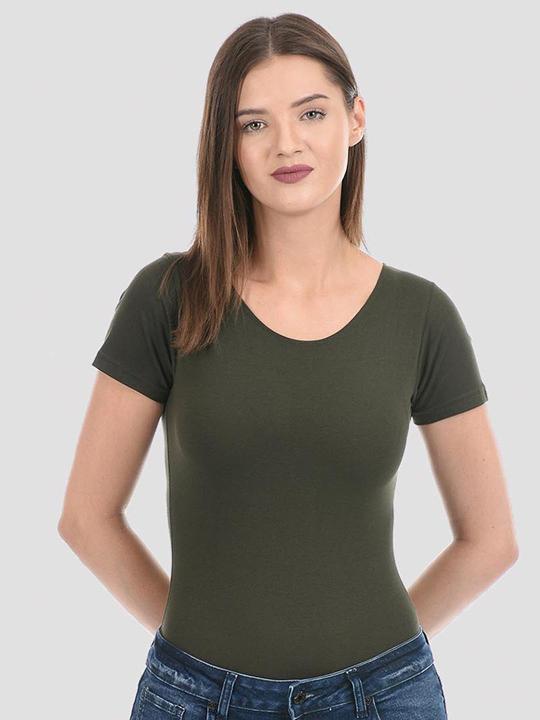 ONEWAY Cotton Round Neck Bodysuit