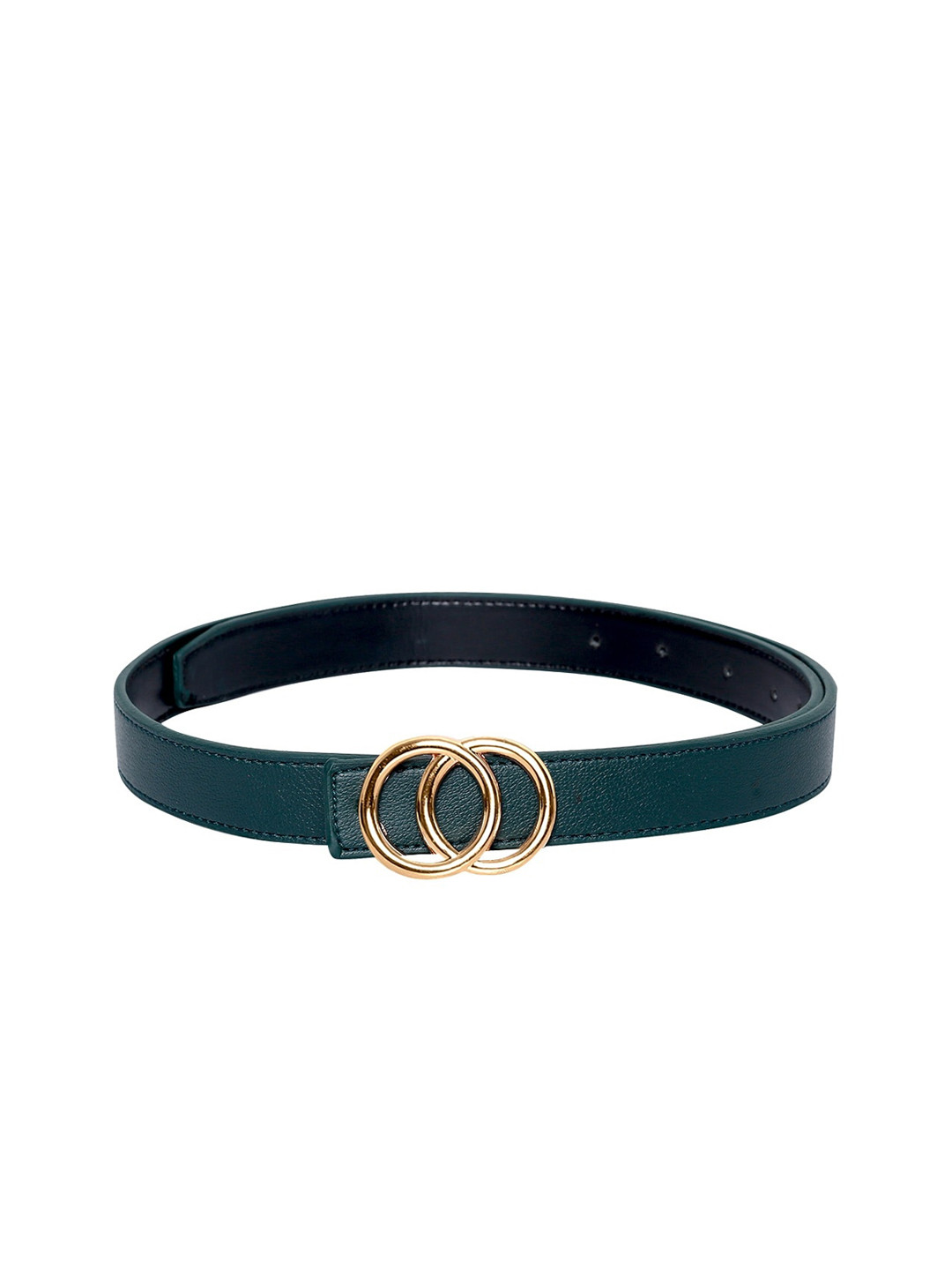 thickskin Kids-Girls Green Textured PU Belt