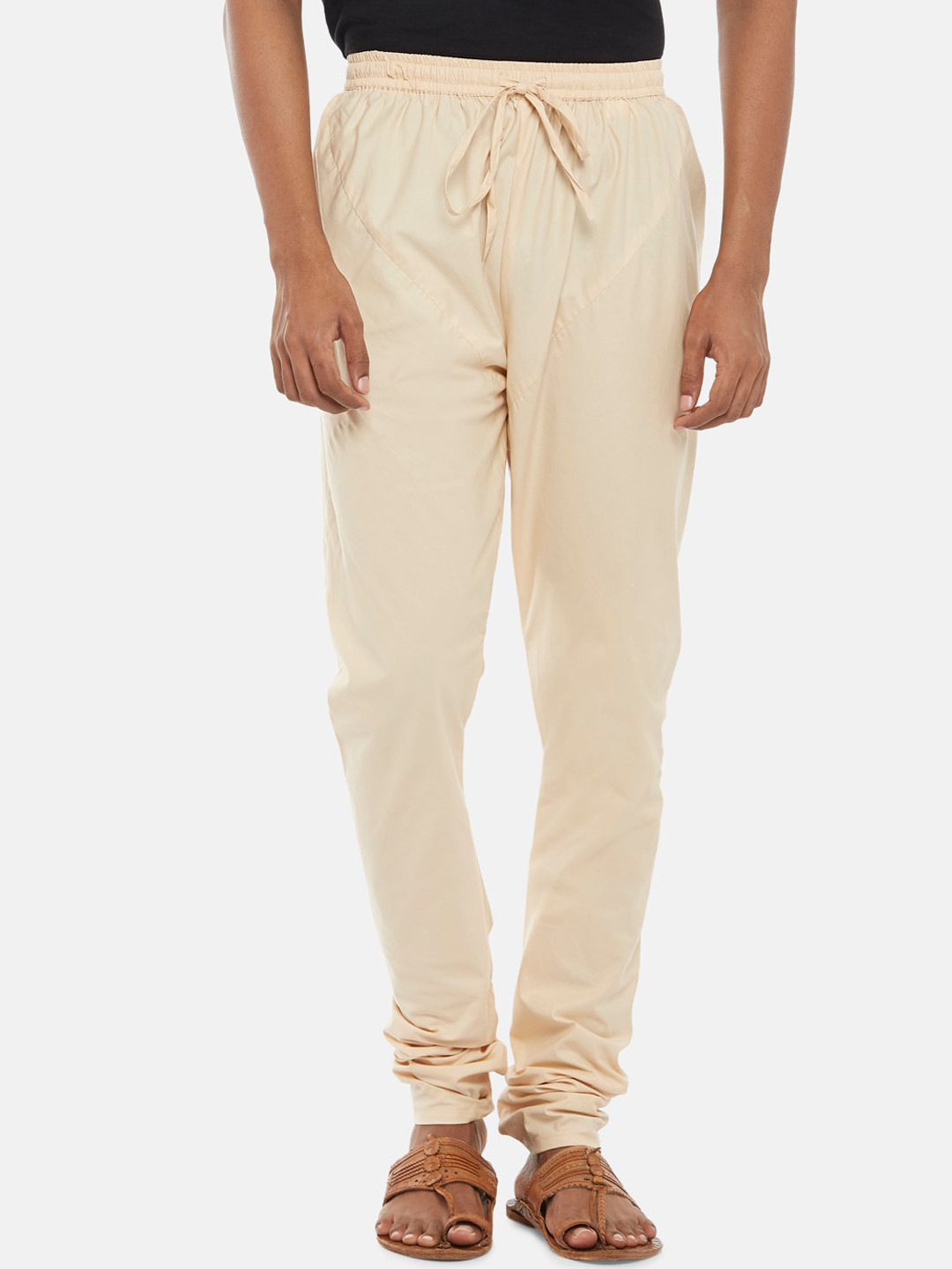 Indus route by Pantaloons Men Beige Drawstring Pyjama