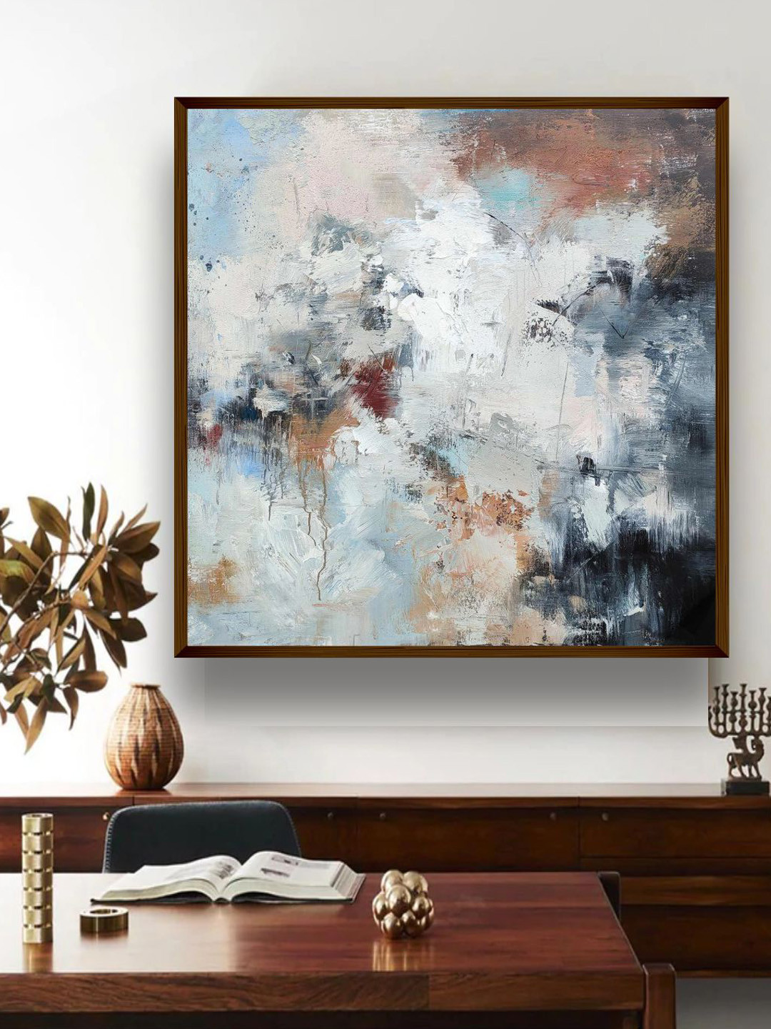 The Art House Multicolour Abstract Wall Art