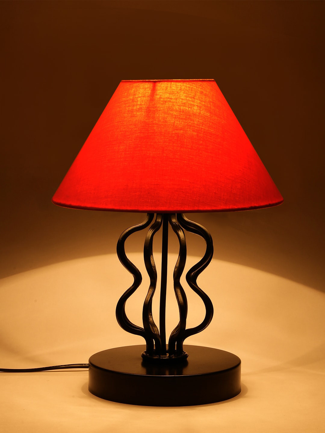 Devansh Orange Table Lamp