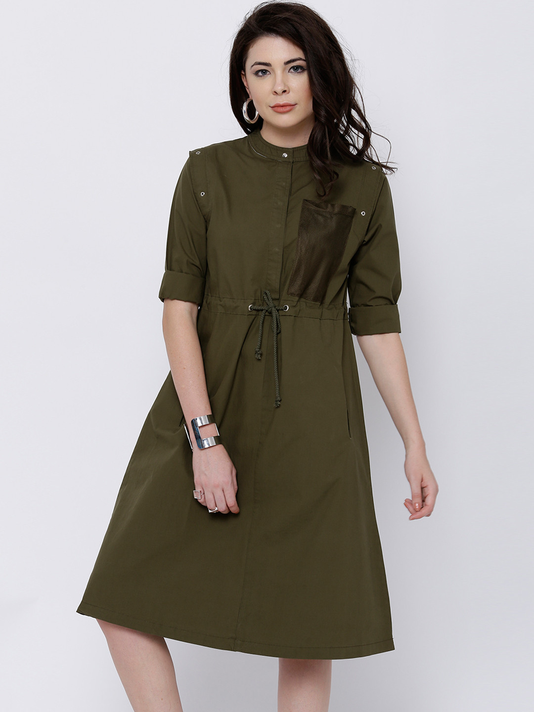Buy Tokyo Talkies Women Olive Green 