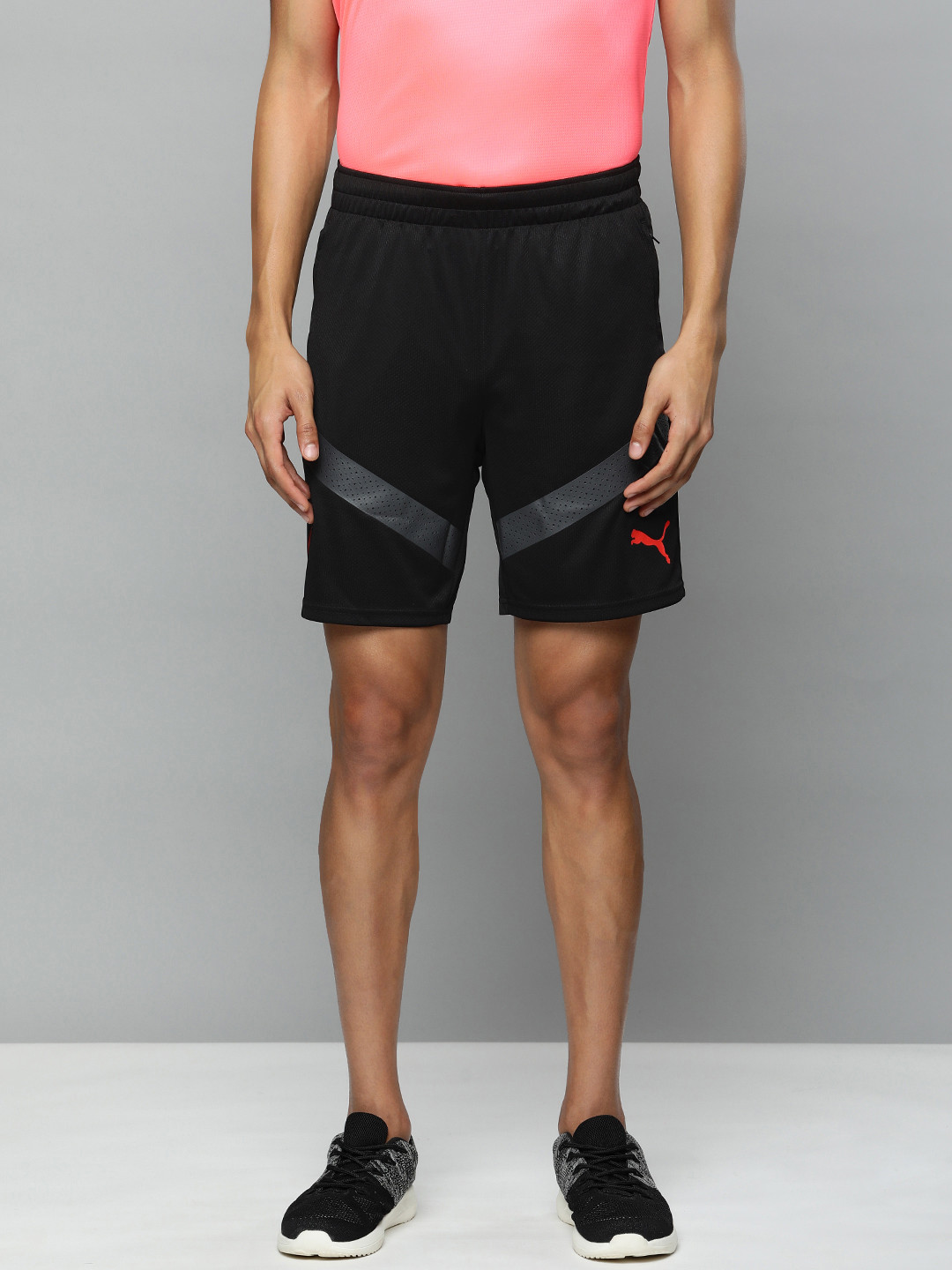 Puma Men Black AC Milan Training  Sports Shorts