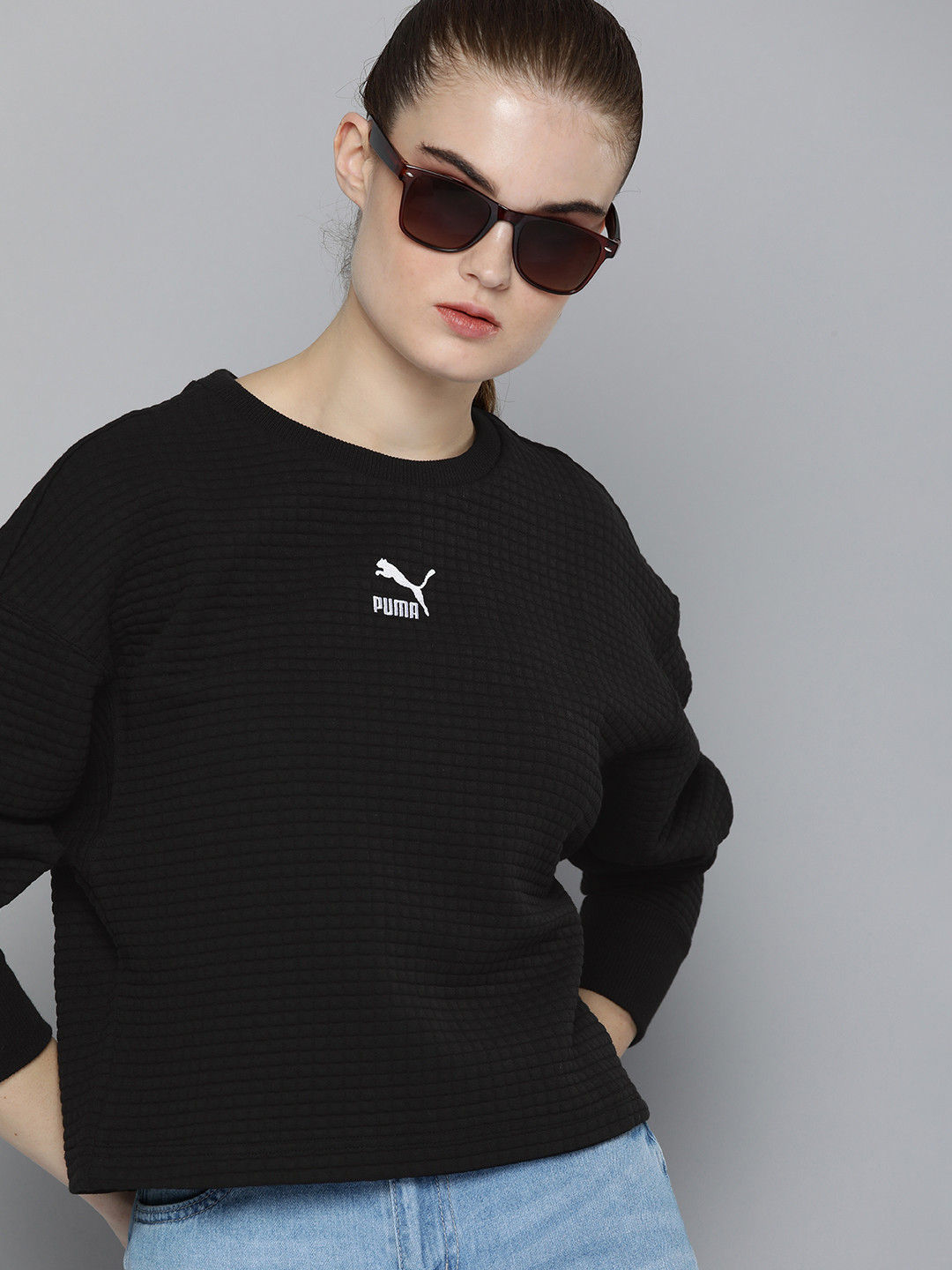 Puma Classics Quilted Women Sweatshirt