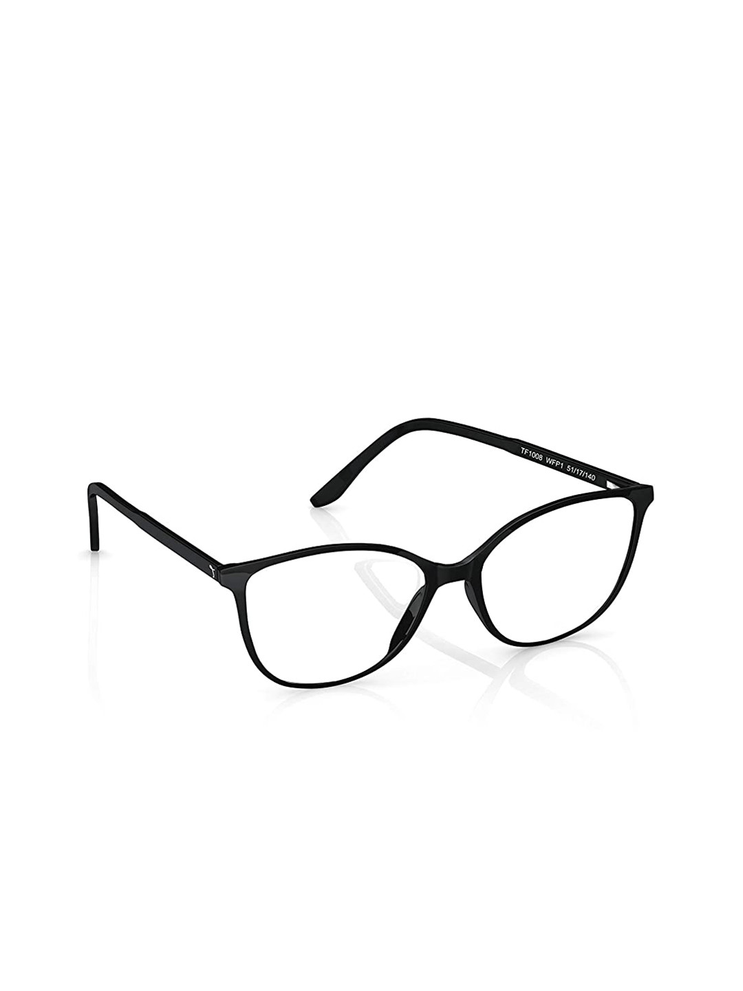 Titan Adults Unisex Black Full Rim Cat eye Frames