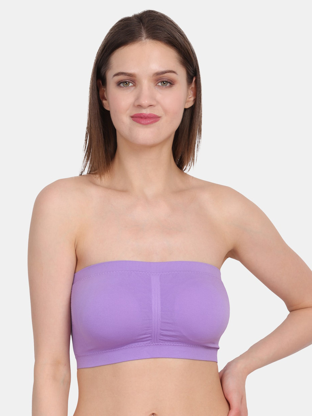Amour Secret Purple  Padded Tube/Bandeau Bra