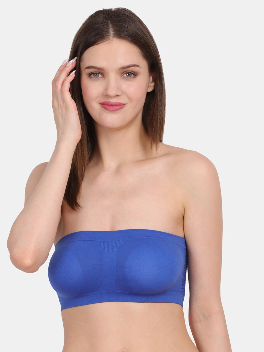 Amour Secret Blue Bandeau Bra