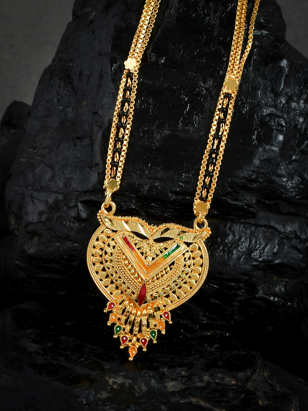 Silvermerc Designs Gold-Plated Mangalsutra
