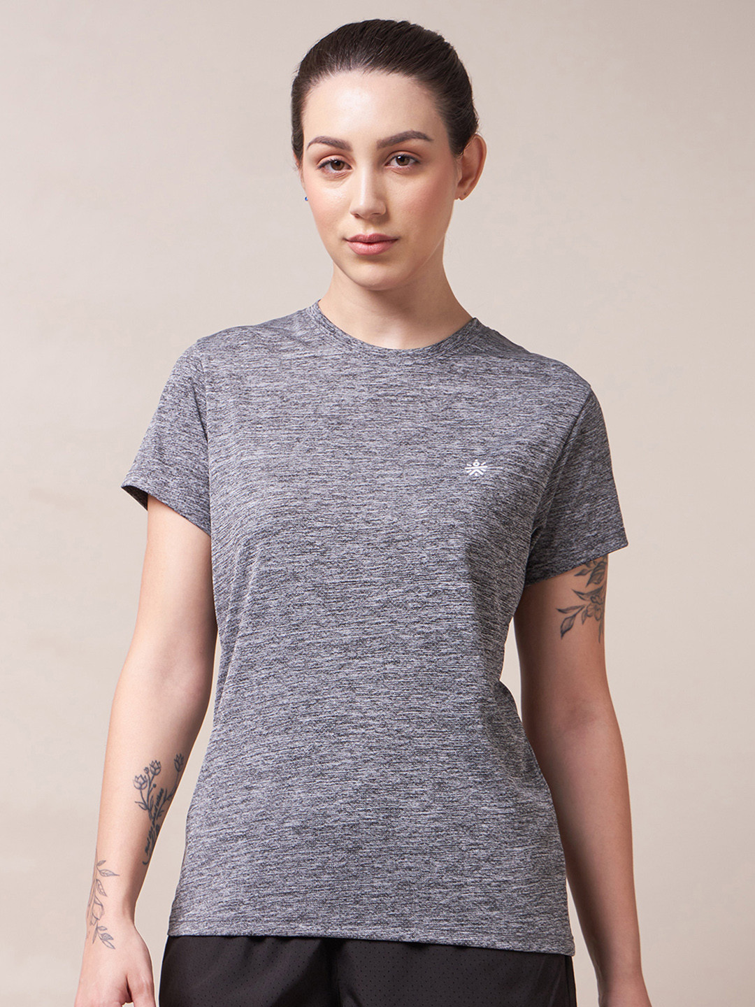 CULT Textured Logo Active T-shirt