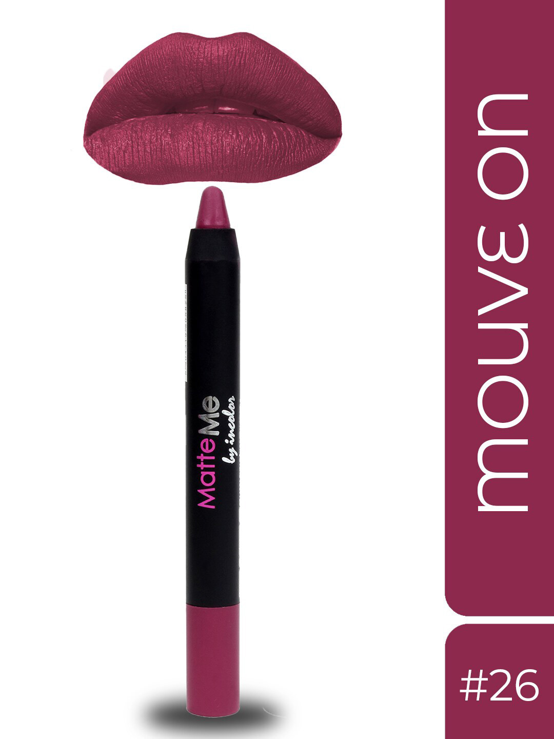 INCOLOR Matte Me Long-Lasting Crayon Lipstick 2.3 g - Mauve On 26