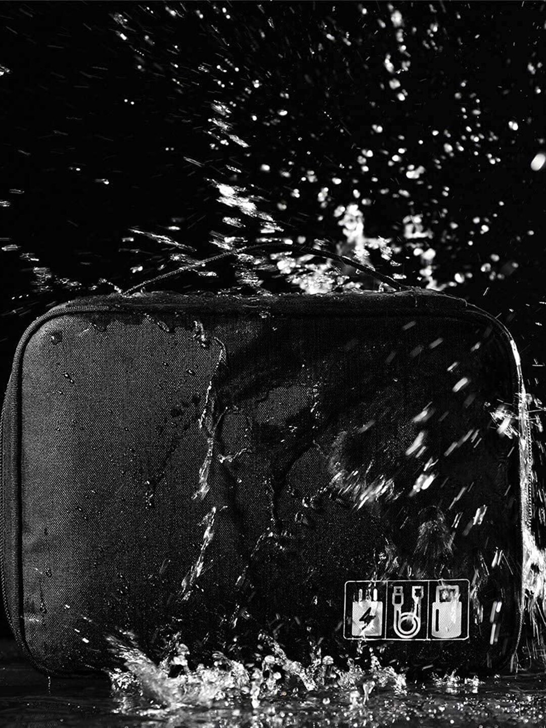 HOUSE OF QUIRK Black  Self-Design Multi-Utility Organisers