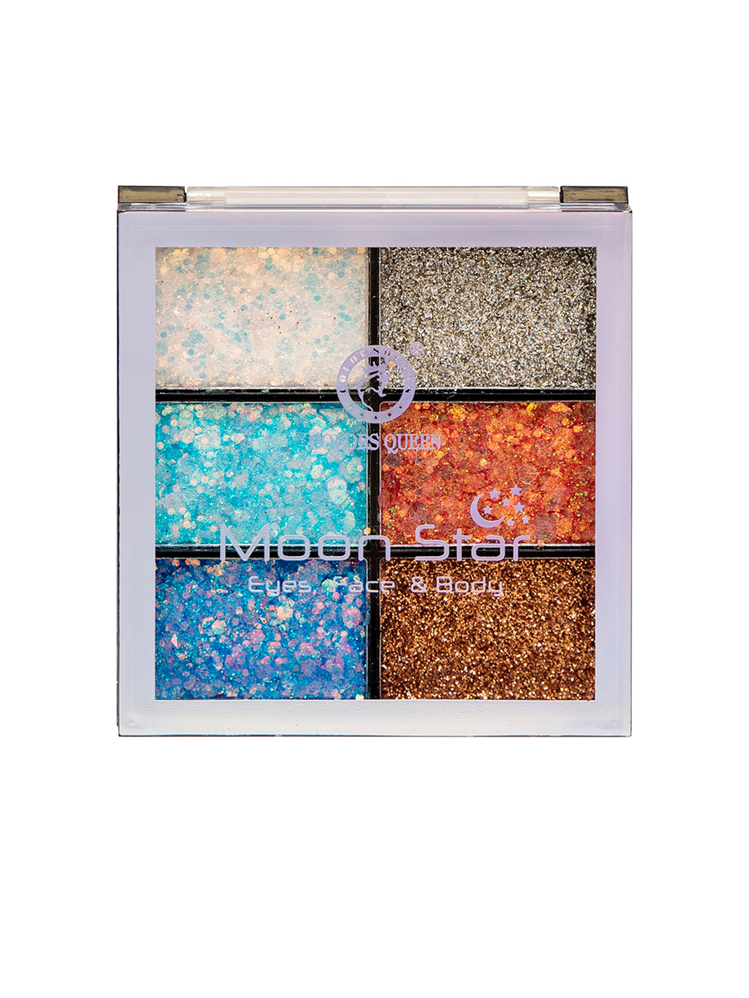 Colors Queen Moon Star Eyes Face And Body Make Up Palette 15 gm