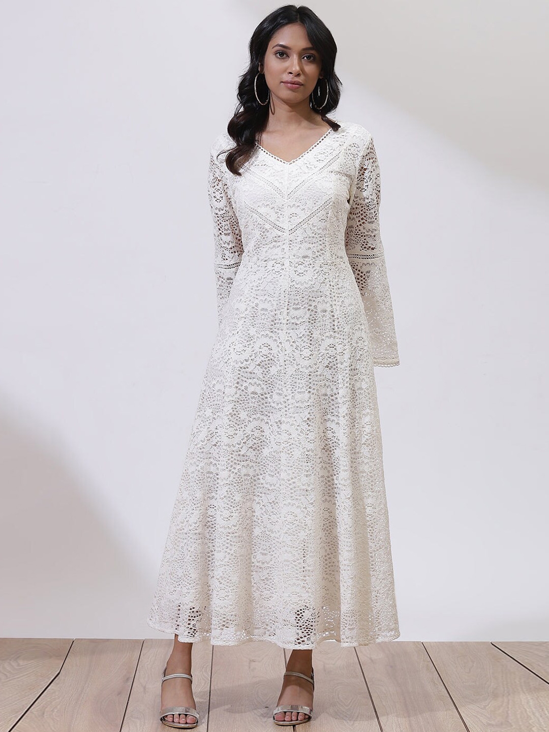 Buy Lakshita Women White Lace Maxi Dress Dresses for Women 18998556 Myntra