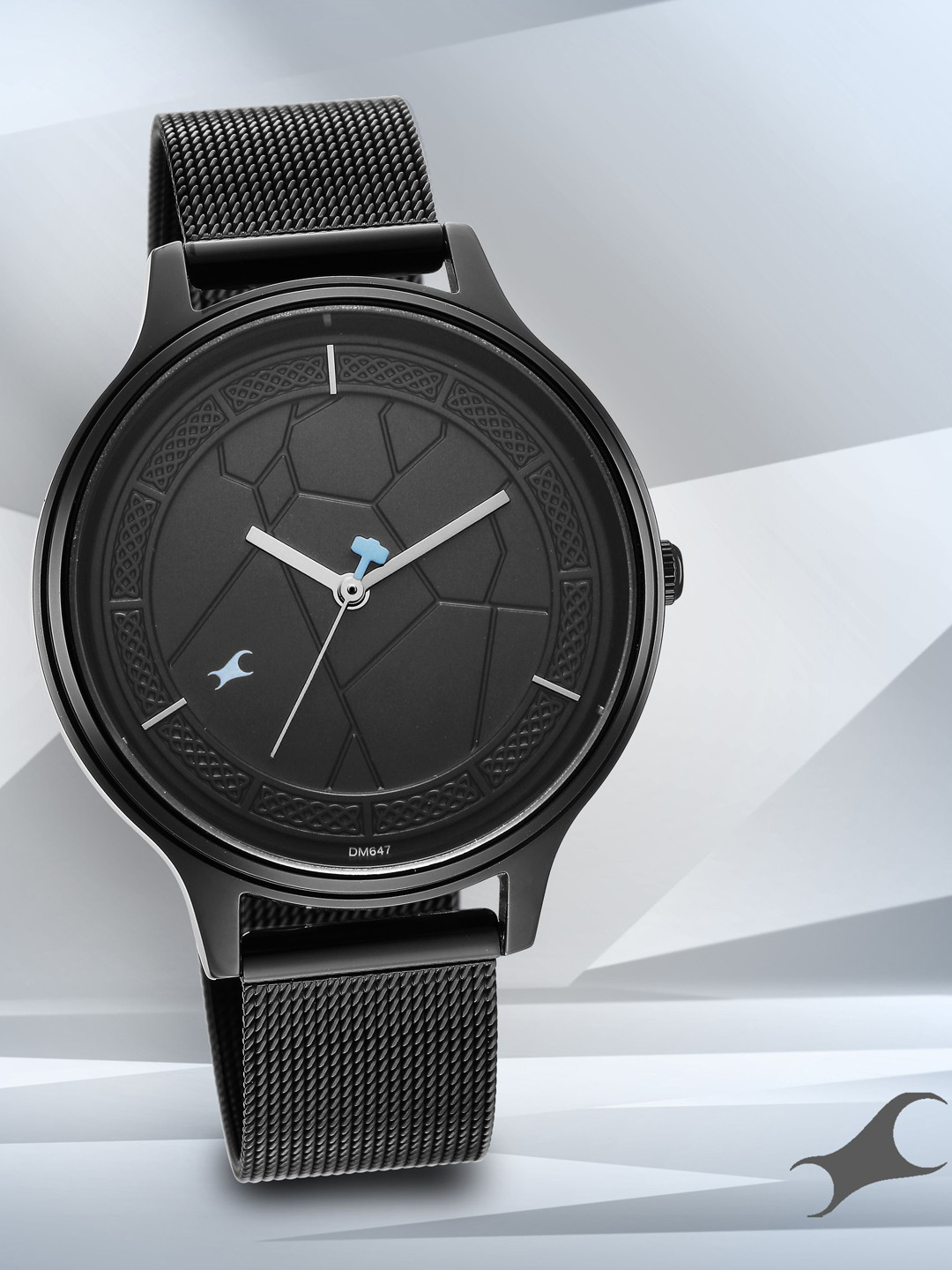 Fastrack Men Black Dial & Bracelet Style Straps Analogue Wrist Watch 6269NM01