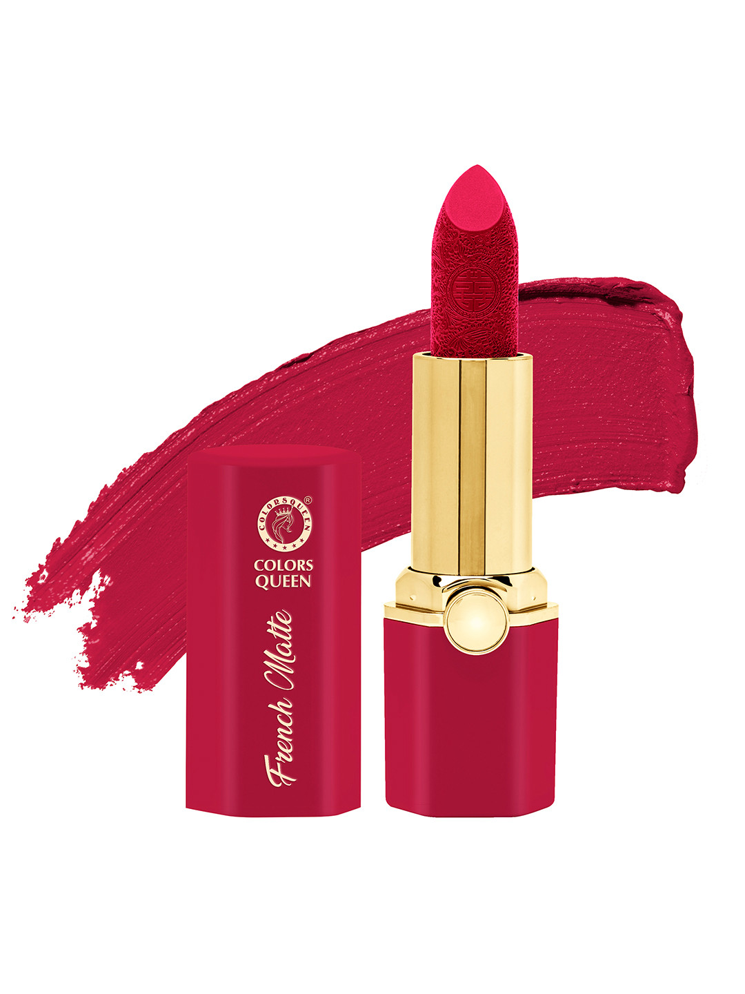 Colors Queen Long Lasting French Matte Non Transfer Waterproof Lipstick - Rich Red 05