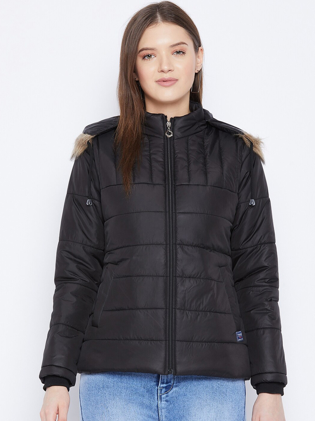 VERO AMORE Women Black Insulator Outdoor Padded Jacket