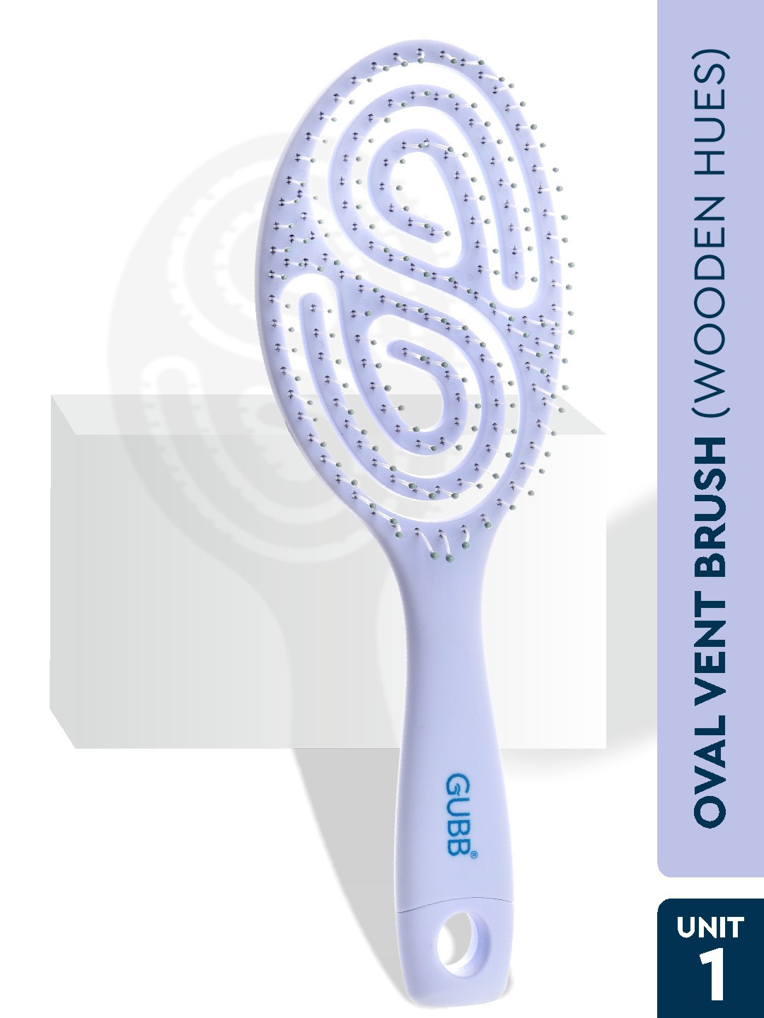 GUBB Blue French Hues Oval Vent Hair Brush
