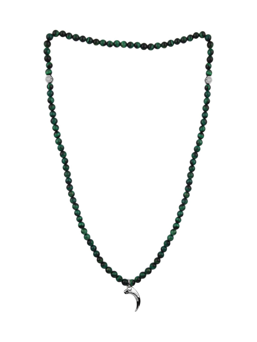 Police Men Green Beaded Chain with Pendant