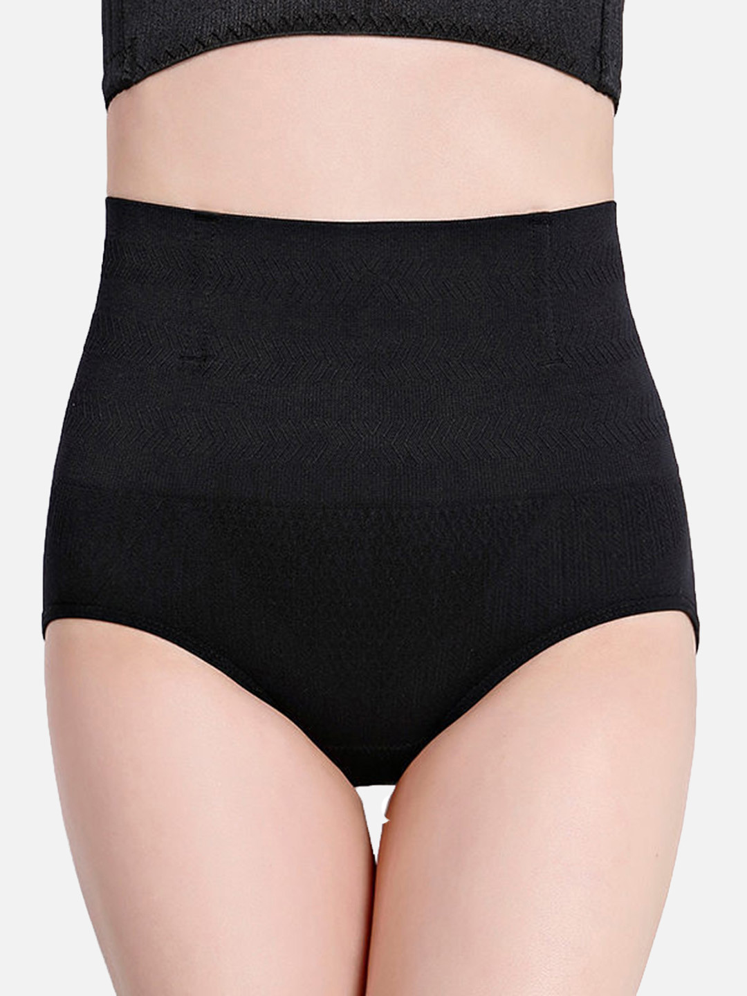 Gopalvilla Women Black Solid Tummy Tucker Shapewear