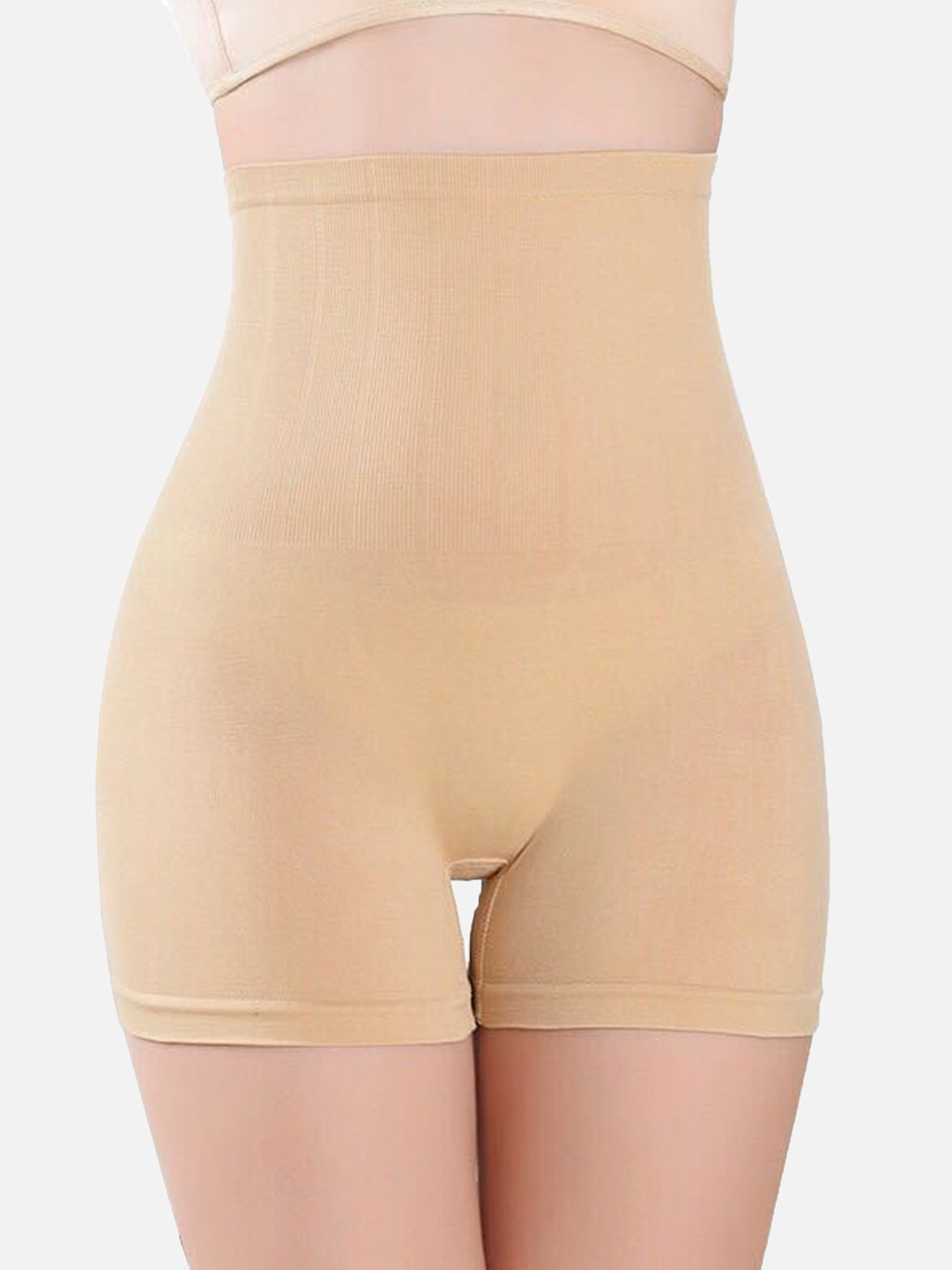 Gopalvilla Women Beige Solid Tummy & Thigh Shapewear