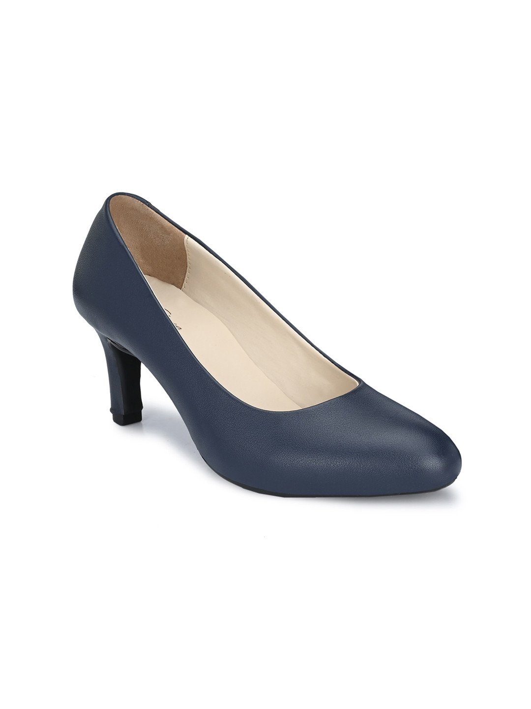Delize Navy Blue Work Pumps